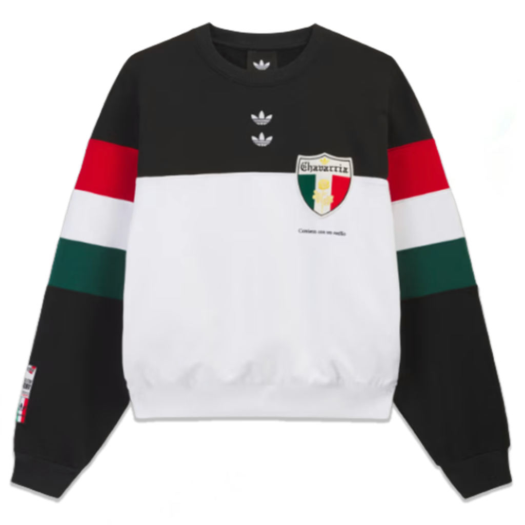 Adidas Originals x Willy Chavarria Crew Sweatshirt - Black/White
